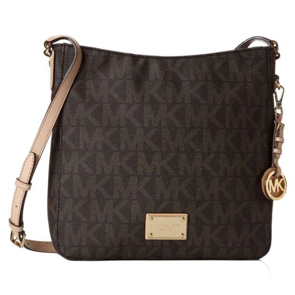 Michael Kors Jet Set Travel Crossbody Messenger brown